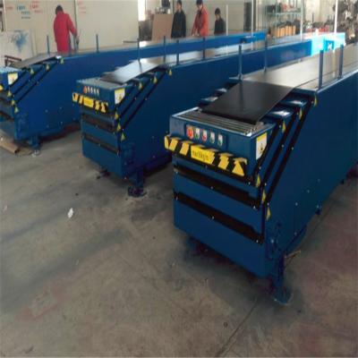 China Heat resistant freestanding telescopic belt conveyor conveying goods equipment loading and unloading goods machinery for sale