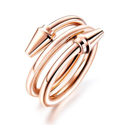 China Fashion New Fashion 316L Stainless Steel Customized Women's Ring for sale