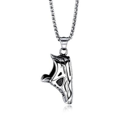 China Popular Fashion Personalized 316L Stainless Steel Sneaker Pendant Necklace for sale