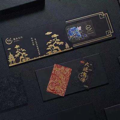 China Different Size Negative Energy THZ Ion Card Logo Print VIP Waterproof/Waterproof Custom Plastic Card CARDS High End Packaging Box for sale