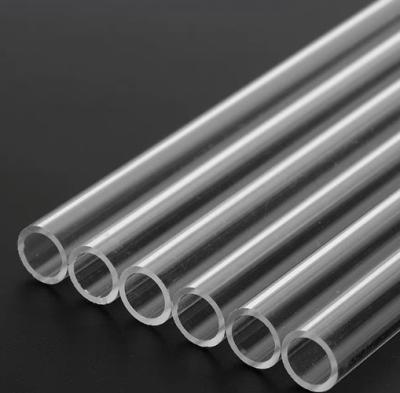 China Customized Size Coloured Clear Acrylic Pipe From 5mm To 200mm Solid Clear Acrylic Rod for sale