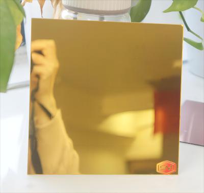 China OEM Custom Service Perspex Mirror Sheet Heat Resistant For Decoration Material Cuttable Mirror Sheets for sale