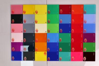 China Customizable Colored Acrylic Sheet with ISO9001 and ISO14001 Certifications for sale