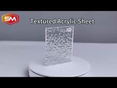 Clear Water Wave Textured Acrylic Sheet