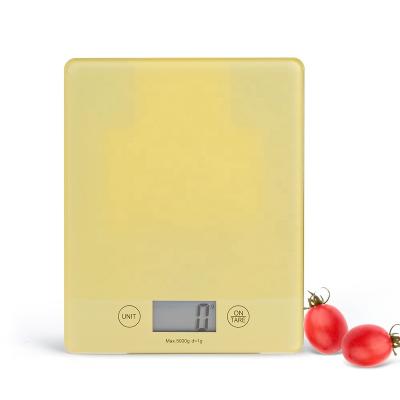 China Kitchen Food Weighing Multifunctional 5kg 0.1g Digital Food Kitchen Glass Electronic Scales for sale