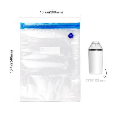 China Stocked Premium Space Saver Compression Vacuum Storage Bag Set With Electric Pump For Clothes for sale