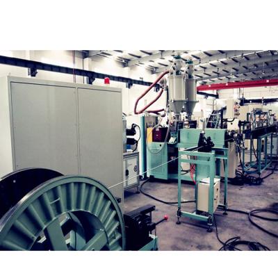 China Double Steel Wire Extruder Iron Wire Coating Production High Quality Nylon Coating Machine for sale