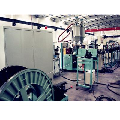 China Plastic Coating Steel Wire China Manufacturer PVC PP PA PE Extrusion Line for sale