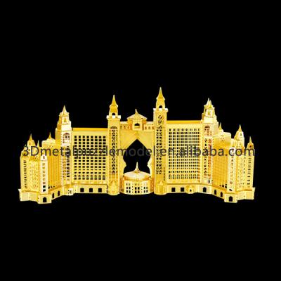 China 2018 New Designs 3d Puzzle Games Metal Scale Models Atlantis Hotels Puzzle Building B22203T for sale