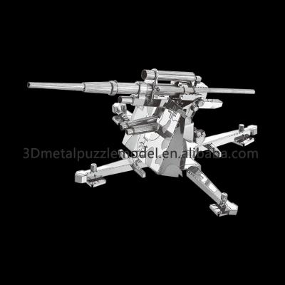 China DIY TOY New Designs German Critical 88mm Metal Model Games Gun Puzzle for sale