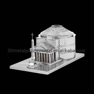 China Novel Pantheon Educational 3d Metal DIY TOY New Models Jigsaw Puzzle Type Jigsaw Puzzle for sale