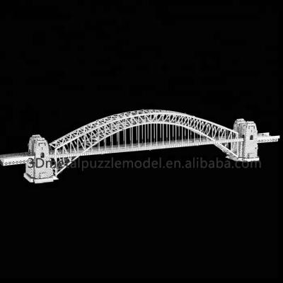 China DIY TOY Models Sydney Harbor Bridge 3d Metal Model Set DIY Scale Model 3d New for sale