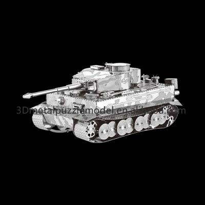 China DIY TOY 3D Metal Puzzle Toys Educational Vehicle Tank 3D Metal Model Puzzle for sale