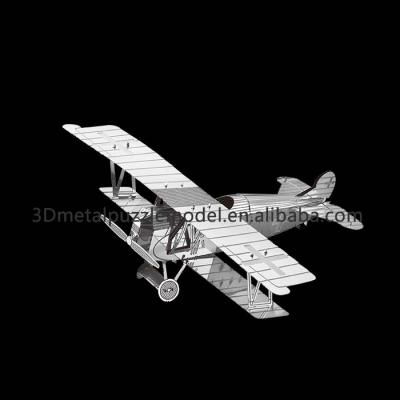 China DIY TOY New Design DIY Toys Fokker D.VII 3D Metal Nano Metal Puzzle for sale