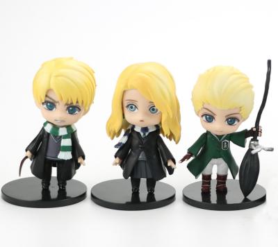 China Cartoon Toy Height 10CM 6pcs in PVC 10cm high quality potter action number of new set Harry figure for gifts for sale