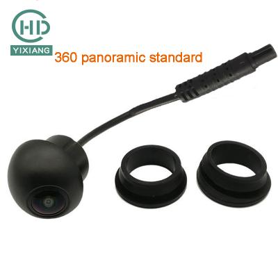 China Waterproof 360 Panoramic Camera For Car HD Night Vision Left And Right Side AHD 360 Car Camera 220 Degree Super Wide View Angle for sale