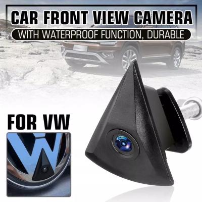 China QS8094 Waterproof For VW Parking Front View Camera OEM LOGO Camera Backup Reverse View Volkswagen Front Camera Universal for sale