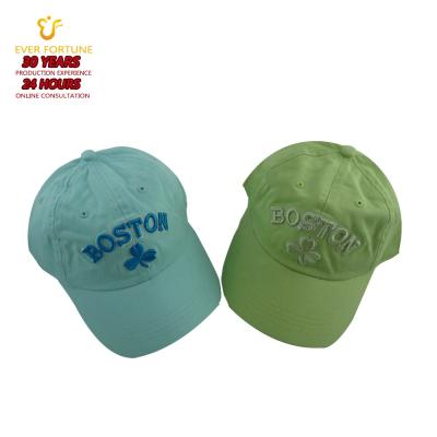 China COMMON Product Design Main Embroidery Washed Cotton High Quality Baseball Caps Custom Logo Dad Hat Cap for sale