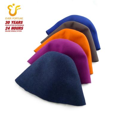 China Wholesale Unisex Picture Winter Wool Felt Body Hat Body Hood for sale