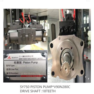 China V90N280C Sy750h Kolben-Hauptpumpe Backhoe Sany Bagger Hydraulikpumpe zu verkaufen