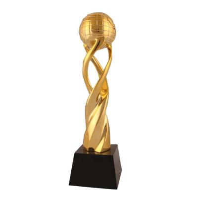 China China Manufacturer Wholesale Custom Metal Ball Shape Award Trophy Cups for sale