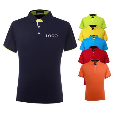 China Summer QUICK-DRY New Polo Shirt, Outdoor Leisure Solid Color Men's Polo Shirt Quick-drying Shrink-proof Slim Casual Short-sleeved Polo Shirt for sale