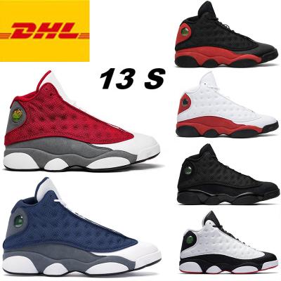 China Fashion Trend Mens Basketball Shoes Good Quality Jumpmen 2021 Retro 13 Red Starfish AJ 13s Flint Black Cat Hyper Royal Bred Mens Sneakers for sale