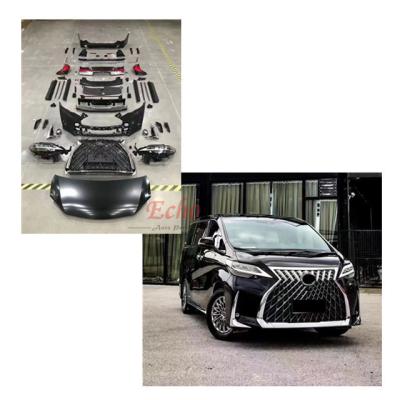 China Fashionable LM350 LM300h Bumper Body Kit for Toyota Alphard Vellfire 2015 on.facelift kit for Alphard and Vellfire.upgrade bumpers for sale