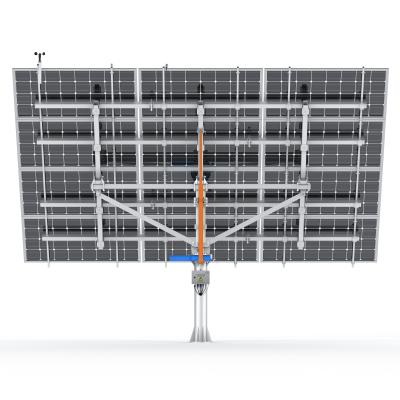 China 3.5kw HYS-10PV-66-LSD Safe & Controller 2 Axis Solid Solar Tracking Sun Tracker Bracket Athena Series for sale