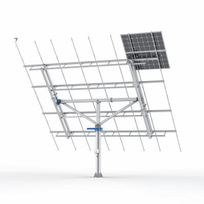 China 12KW HYS-32PV-66-M-2SD Specifications Poseidon Series Double Axis Solar Tracker Dual Full Axis Solar Tracker for sale