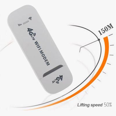 China Support FDD B1 B3 B5 Sim Card 150Mbps Wifi Mini Small 4G USB LTE Outdoor Stick CPE Portable Wifi Router for sale