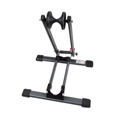 China WF-T026A Foldable Lightweight Foldable Bike Floor Rack Indoor Storage For Single Bike Display Rack for sale