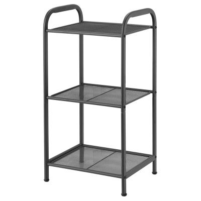 China Hot Sale 3 Tier Viable Storage Racks And Units Metal Plant Rack Stackable Expandable Bathroom Organizer Kitchen Storage Shelf Rack for sale