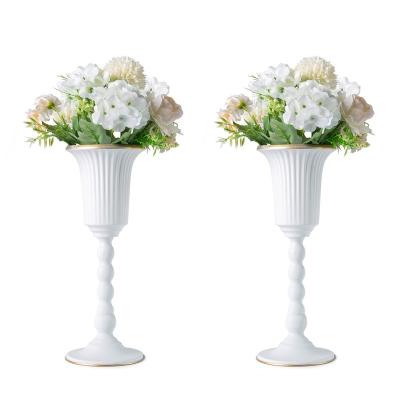 China Hotel .restaurant .banquet. High quality Home.Wedding hot sales table flowers and stand decoration for wedding decoration metal stand for flowers gold ecenterpiece for sale