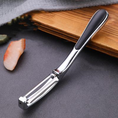 China Amazon Hot Sale New Kitchenware Vegetable Peeler Stainless Steel Production Metal Stored Vegetable Fruit Peelers With Sharpen Knives for sale