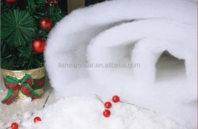 China Eco Friendly Handmade Soft Christmas Decoration Snow Blanket For Christmas Decoration for sale