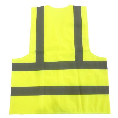 China Water Resistant 100% Polyester PVC Tape Mesh Fluorescein Safety Vest Waist for sale