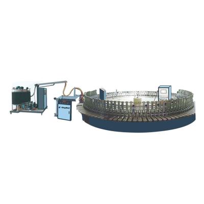 China Garment shops wholesale new product PU sole machine round turntable production line is safe and convenient PU outsole machine for sale