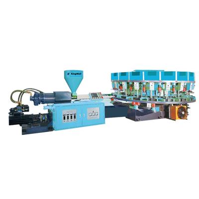 China Garment Shops Featured ProductsPVC Foam Injection Molding Machine Safe Rotary Sole PVC Injection Molding Machine for sale