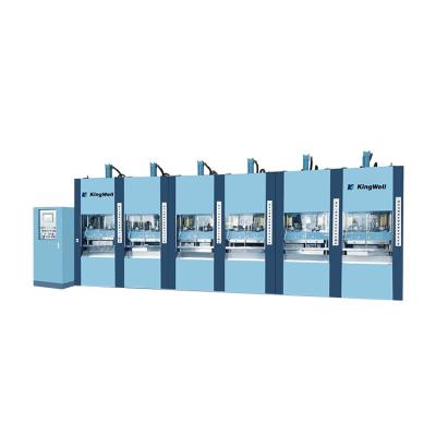 China Garment Shops EVA Fully Automatic Vacuum Cover Foam Molding Machine Fully Enclosed Single Molding Machine for sale