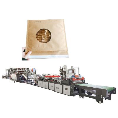 China Garment Shop Kraft Paper Honeycomb Paper Bag Making Machine for sale