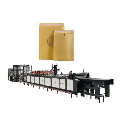 China 1250mm Cushion Corrugated Paper Padded Wrapping Wraps Recyclable Self Seal Kraft Sheet Paper Ads Bag Making Machine for sale