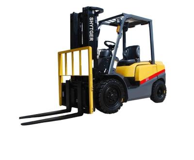 China 3ton Hotels Diesel Forklift With Attachment Paper Clamps (FD30T) for sale