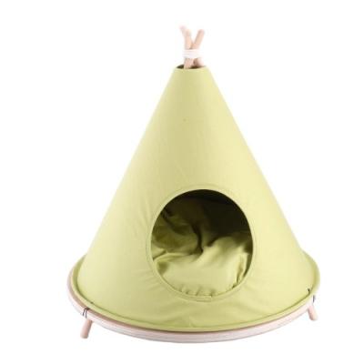 China Viable Cats Dog Small Nest Self Built Cylinder Tent Fashion Solid Color Indoor Pet Bed Tent for sale