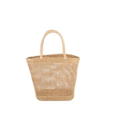 China Wholesale Fashion Low Price Beach Bag Water Hyacinth Handbag Straw Tote Bag Rattan Bag for sale