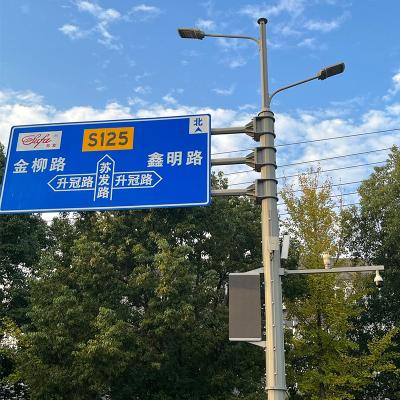 China Direct road factory supply quality assurance L-shape traffic light pole for highway for sale