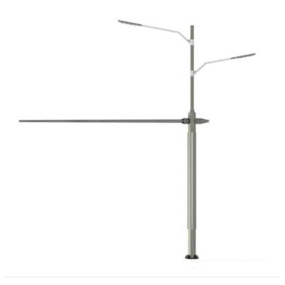 China Road Supply Factory Price Hot Dip Galvanized Outdoor L-shape Street Sign Post Pole Lighting for sale