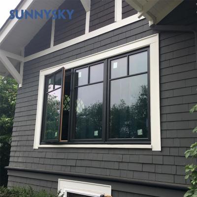 China Folding Aluminum Screen Windows And Doors Horizontal Pivoting Casement For Dubai for sale