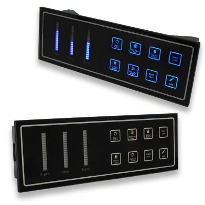 China Support APP mobile control TYTXRV OEM high quality water tank three touch switch panel manual switch water level display panel for sale