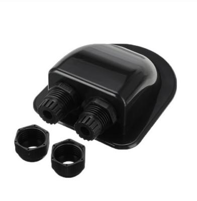 China IP68 TYTXRV Waterproof Roof Junction Box Black for sale